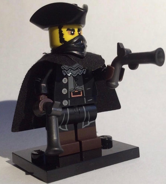 LEGO Collectible Minifigures col17-16 - col17 De Mystery Man (Highwayman), Serie 17 (Complete Set met Standaard en Accessoires)