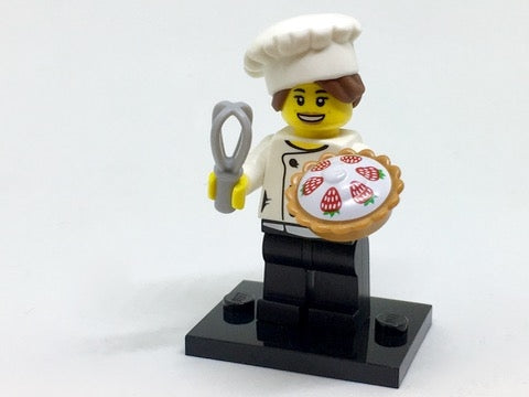 LEGO Collectible Minifigures col17-3 - col17 Gourmet Chef, Serie 17 (Complete Set met Standaard en Accessoires)