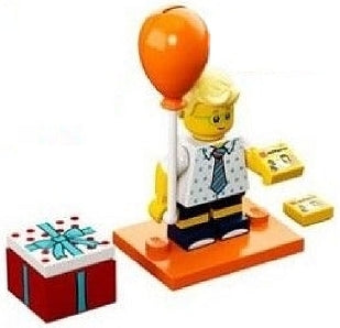 LEGO Collectible Minifigures col18-16 - col18 Birthday Party Boy, Serie 18 (Complete Set met Standaard en Accessoires)