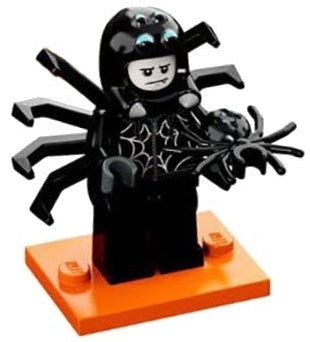 LEGO Collectible Minifigures col18-9 - col18 Spider Suit Boy, Serie 18 (Complete Set met Standaard en Accessoires)