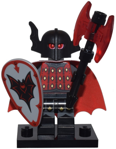 LEGO Collectible Minifigures col25-3 - col25 Vampire Knight, Series 25 (Complete Set with Stand and Accessories)