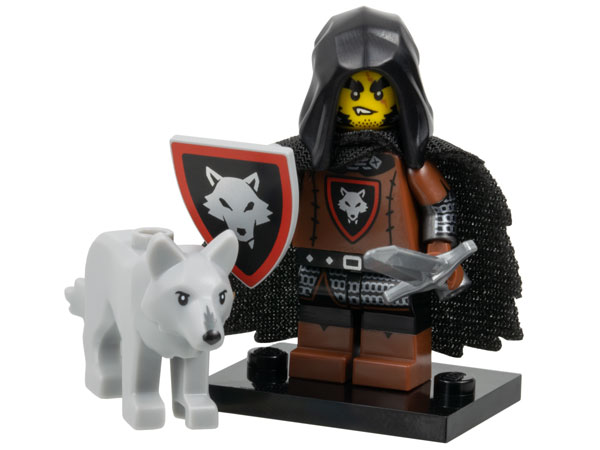 LEGO Collectible Minifigures col27-2 - col27 Wolfpack Beastmaster, Series 27 (Complete Set with Stand and Accessories) - Image 1