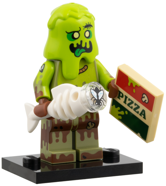 LEGO Collectible Minifigures col29-6 - Trash Monster, Series 29 (Complete Set with Stand and Accessories)