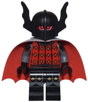 LEGO Collectible Minifigures 71045-3 Vampire Knight, minifigure with bat-wing helmet and cape