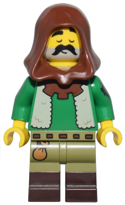 LEGO Collectible Minifigures 71045-5 Goatherd, minifigure with brown hood