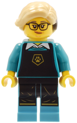 LEGO Collectible Minifigures 71045-12 Pet Groomer, minifigure in grooming apron