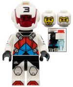 LEGO Collectible Minifigures 71048-3 Jetpack Racer, minifigure with both face prints