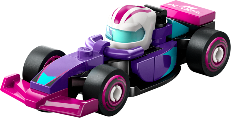 LEGO Collectible Minifigures colf1rc-11 - F1 Academy Race Car, F1 Collectible Race Cars - Authentic LEGO Set Main Image
