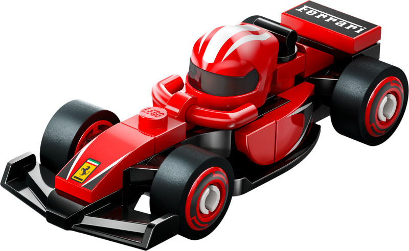 LEGO Collectible Minifigures colf1rc-3 - Ferrari F1 Team Race Car, F1 Collectible Race Cars - Authentic LEGO Set Main Image