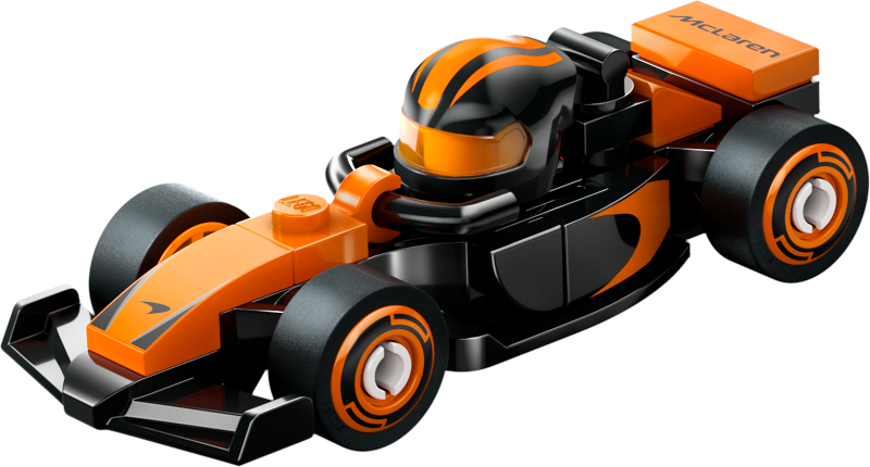 LEGO Collectible Minifigures colf1rc-4 - McLaren F1 Team Race Car, F1 Collectible Race Cars - Authentic LEGO Set Main Image