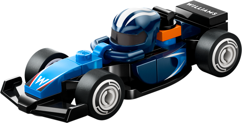 LEGO Collectible Minifigures colf1rc-7 - Williams F1 Team Race Car, F1 Collectible Race Cars - Authentic LEGO Set Main Image