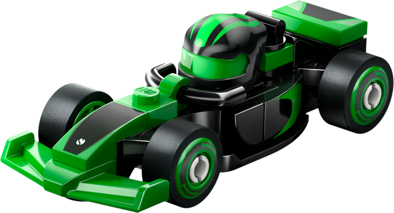 LEGO Collectible Minifigures colf1rc-9 - Sauber F1 Team Race Car, F1 Collectible Race Cars - Authentic LEGO Set Main Image