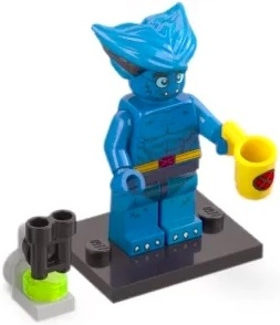 LEGO Collectible Minifigures colmar2-10 - Beast, Marvel Studios, Series 2 (Complete Set with Stand and Accessories)