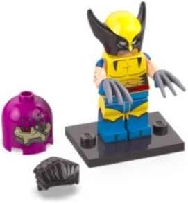 LEGO Collectible Minifigures colmar2-12 - Wolverine, Marvel Studios, Series 2 (Complete Set with Stand and Accessories)
