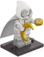 LEGO Collectible Minifigures colmar2-2 - Moon Knight, Marvel Studios, Series 2 (Complete Set with Stand and Accessories)