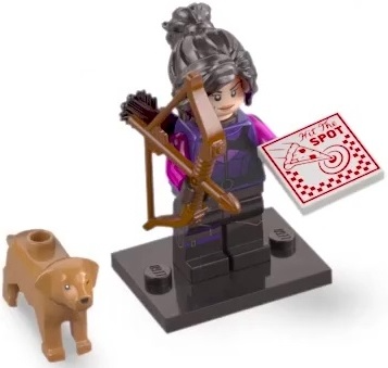 LEGO Collectible Minifigures colmar2-7 - Kate Bishop, Marvel Studios, Series 2 (Complete Set with Stand and Accessories)