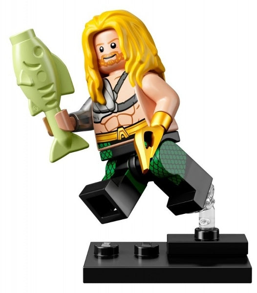 LEGO Collectible Minifigures colsh-3 - colsh Aquaman, DC Super Heroes (Complete Set met Standaard en Accessoires)