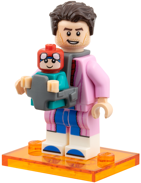 LEGO Collectible Minifigures colspi-10 - Peter B. Parker / Spider-Man & May 'Mayday' Parker, Spider-Man Across the Spider-Verse (Complete Set met Standaard en Accessoires)