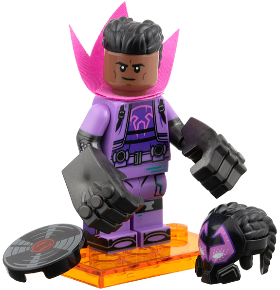 LEGO Collectible Minifigures colspi-3 - Miles G. Morales / Prowler, Spider-Man Across the Spider-Verse (Complete Set with Stand and Accessories) - Authentic LEGO Set Main Image