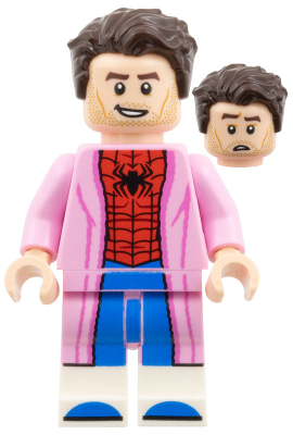 LEGO Collectible Minifigures colspi-10 Peter B. Parker / Spider-Man, minifigure with spare face