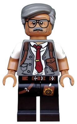 LEGO Collectible Minifigures coltlbm-7 Commissioner Gordon, minifigure front view