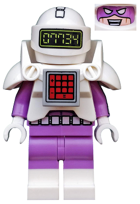 LEGO Collectible Minifigures coltlbm-18 Calculator, minifigure front view