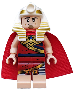 LEGO Collectible Minifigures coltlbm-19 King Tut, minifigure front view