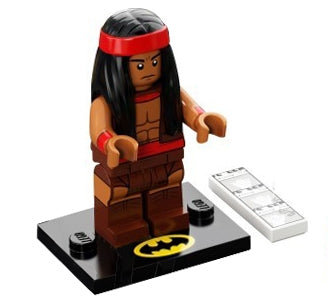 LEGO Collectible Minifigures coltlbm2-15 - coltlbm2 Apache Chief, The LEGO Batman Movie, Series 2 (Complete Set with Stand and Accessories)