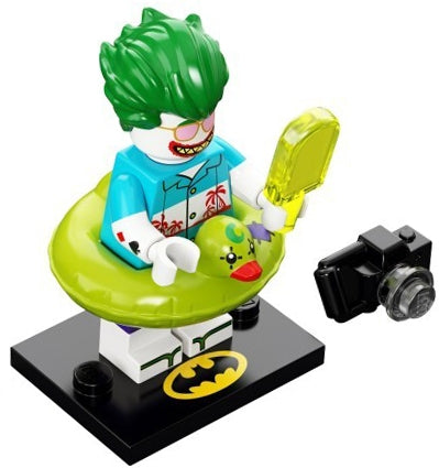 LEGO Collectible Minifigures coltlbm2-7 - coltlbm2 Vacation The Joker, The LEGO Batman Movie, Series 2 (Complete Set with Stand and Accessories)