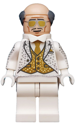 LEGO Collectible Minifigures coltlbm2-2 Disco Alfred Pennyworth, minifiguur vooraanzicht