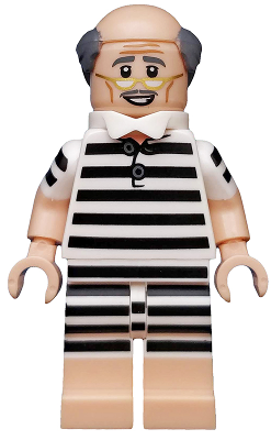 LEGO Collectible Minifigures coltlbm2-10 Vacation Alfred Pennyworth, minifigure front view