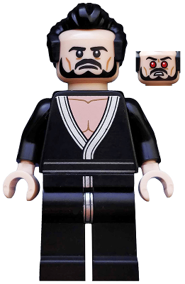 LEGO Collectible Minifigures coltlbm2-17 General Zod, minifigure front view with second face
