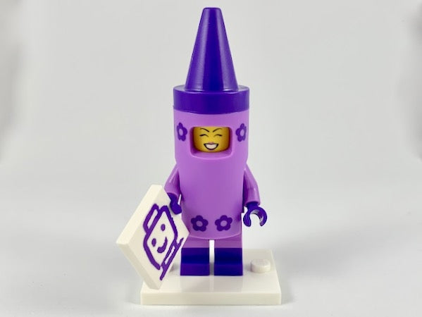 LEGO Collectible Minifigures coltlm2-5 - coltlm2 Crayon Girl, The LEGO Movie 2 (Complete Set with Stand and Accessories)