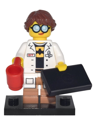LEGO Collectible Minifigures coltlnm-18 - coltlnm GPL Tech, The LEGO Ninjago Movie (Complete Set with Stand and Accessories)