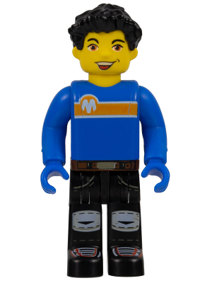 LEGO Minifigure cre003 - Max, Blue Torso, Black Legs (4143765) - Image 1