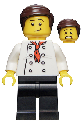LEGO Minifigure cty0964 - Burger Chef - Image 1