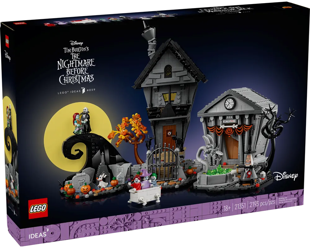 LEGO LEGO Ideas (CUUSOO) 21351 - Disney Tim Burton's The Nightmare Before Christmas - Authentic LEGO Set Main Image