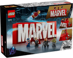 LEGO Super Heroes 76313 - MARVEL Logo - Authentic LEGO Set Image 2