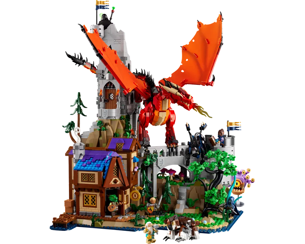 LEGO LEGO Ideas (CUUSOO) 21348 - Dungeons & Dragons: Red Dragon's Tale - Authentic LEGO Set Image 2