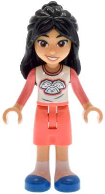 LEGO Minifigure frnd0809 - Friends Liann - Coral Pajamas - Image 1