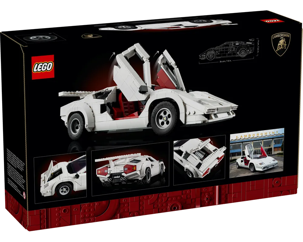 LEGO Creator 10337 - Lamborghini Countach 5000 Quattrovalvole - Authentic LEGO Set Image 8