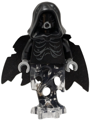 LEGO Minifigure hp602 - Dementor - Black with Black Cape, Head with Eye Holes