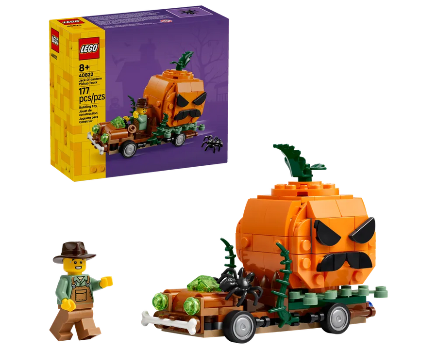 LEGO Holiday & Event 40822 - Jack-O'-Lantern Pickup Truck - Authentic LEGO Set Main Image