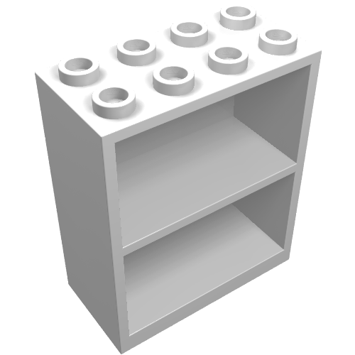 LEGO 1 - Homemaker Boekenkast 2 x 4 x 4