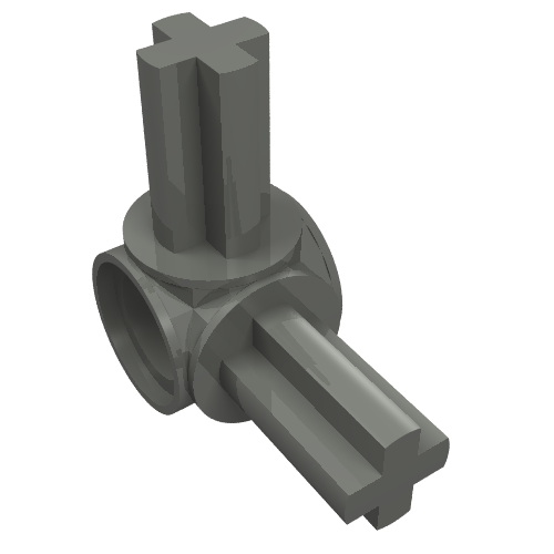 LEGO 10197 - Technic, Axle en Pin Connector Hub met 2 Loodrechte Assen