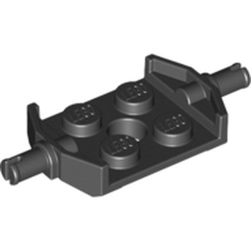 LEGO 11002 - Aangepaste plaat 2 x 2 met wielhouder breed en gat, versterkte onderkant