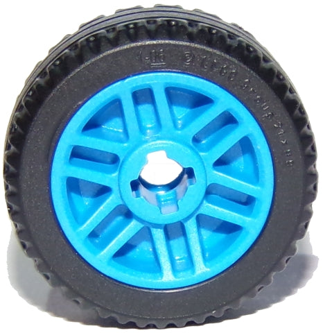 LEGO 11208c01 - Wheel 14mm D. x 9.9mm with Center Groove, Fake Bolts and 6 Double Spokes with  Tire 21 X 9.9 (11208 / 11209)