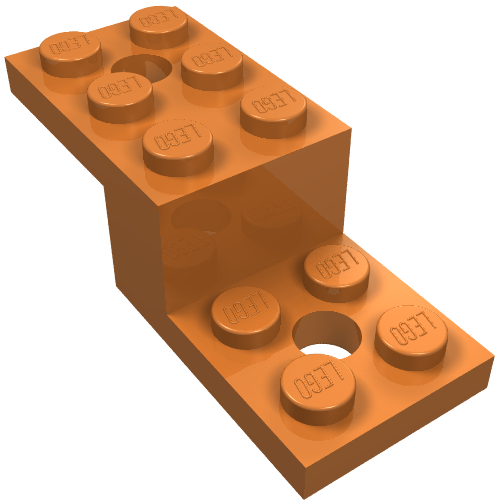 LEGO 11215 - Bracket 5 x 2 x 1 1/3 with 2 Holes and Bottom Tube