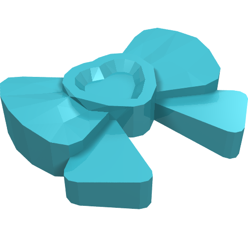 LEGO 11618 - Friends Accessories Hair Decoration, Bow with Heart, Long Ribbon, and Small Pin