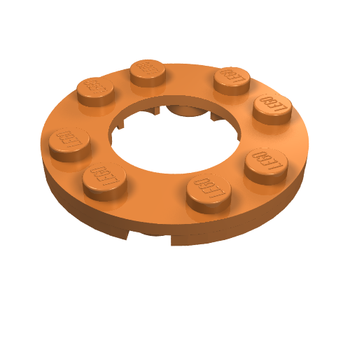 LEGO 11833 - Plate, Round 4 x 4 with 2 x 2 Round Open Center